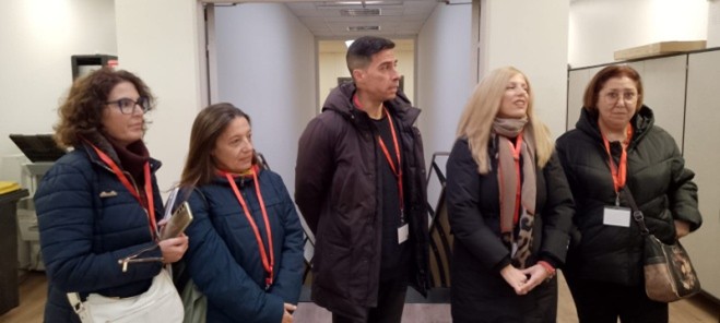 Job-shadowing in Francia