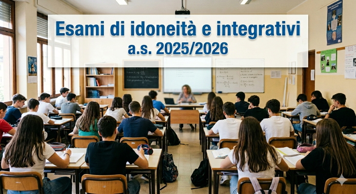 Esami di idoneità e integrativi a.s. 2025/2026